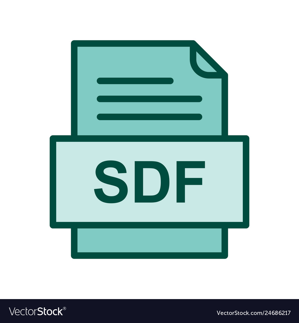 Sdf file document icon