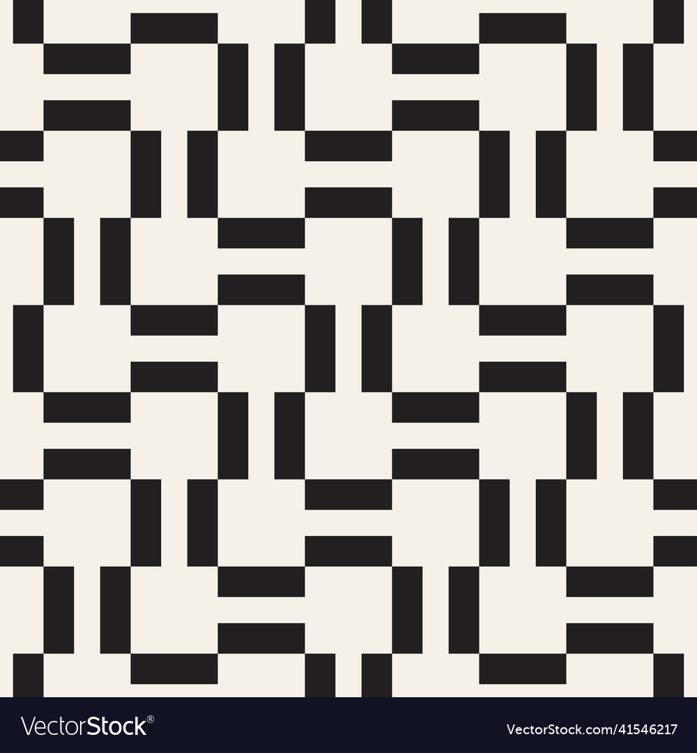Seamless pattern repeating geometric elements vector image Seamless pattern repeating geometric elements