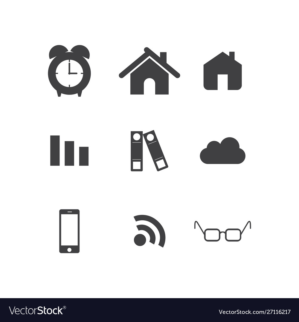 Website element icons for web design