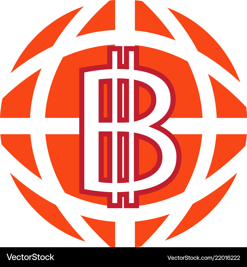 Bitcoin icon design Royalty Free Vector Image - VectorStock