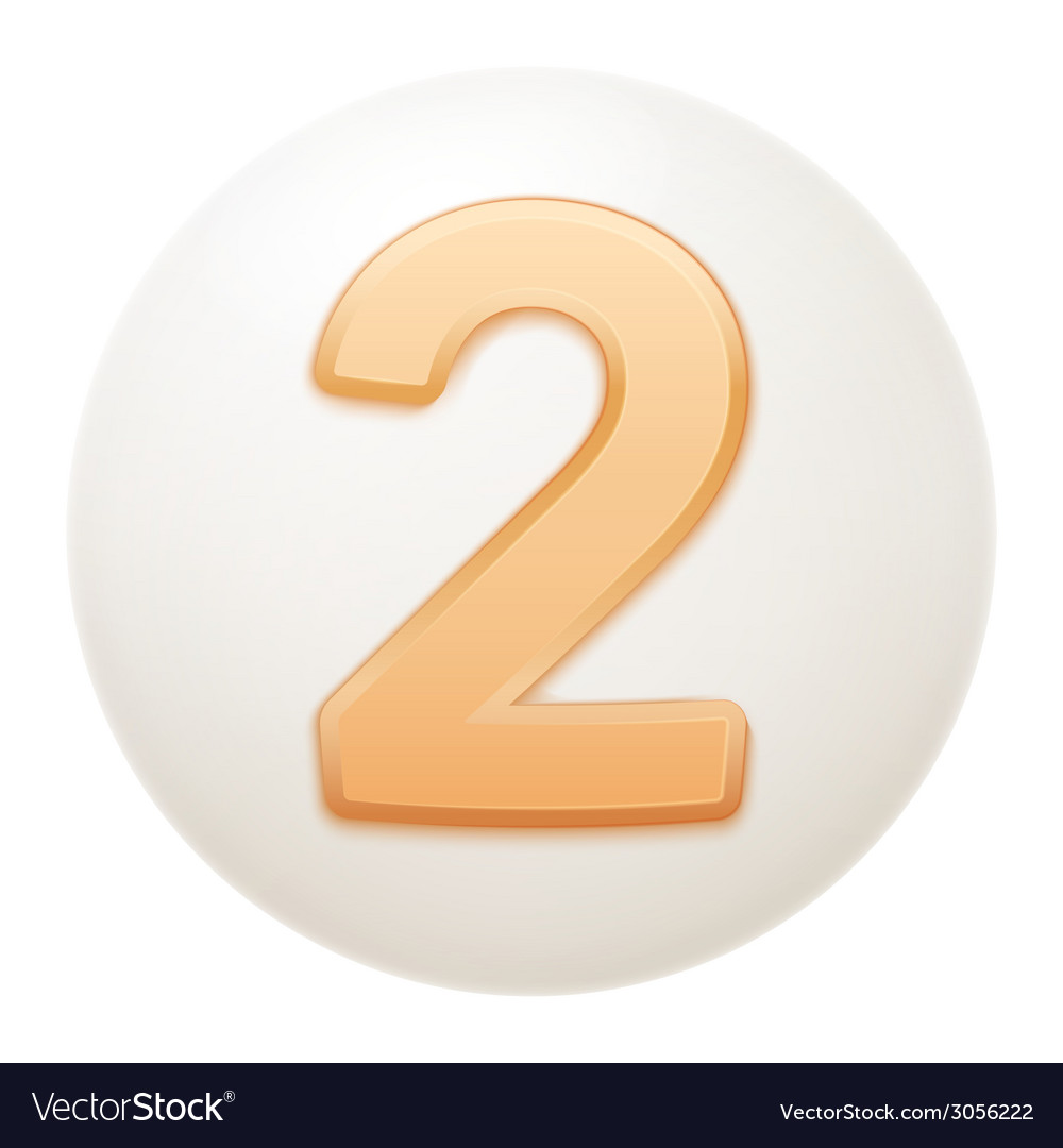 Full collection of icons balls with number