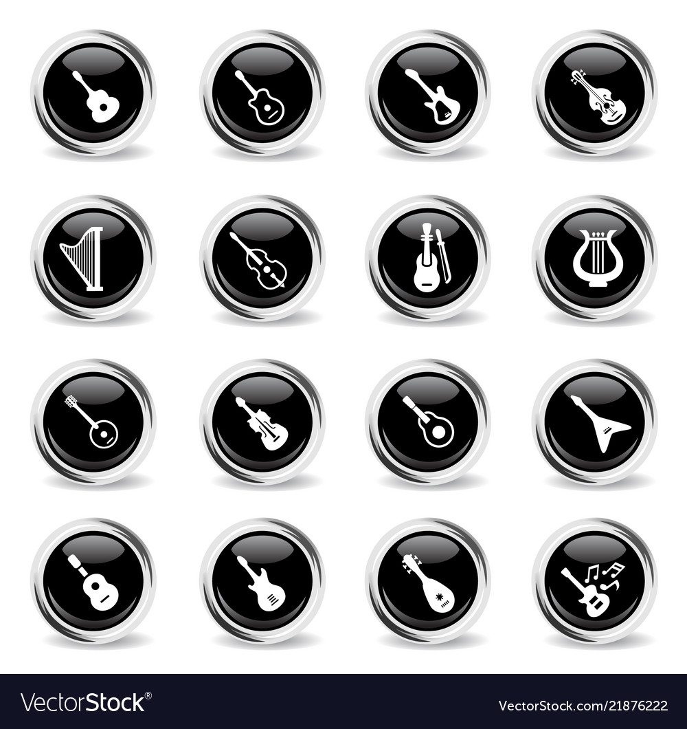 String instruments icon set
