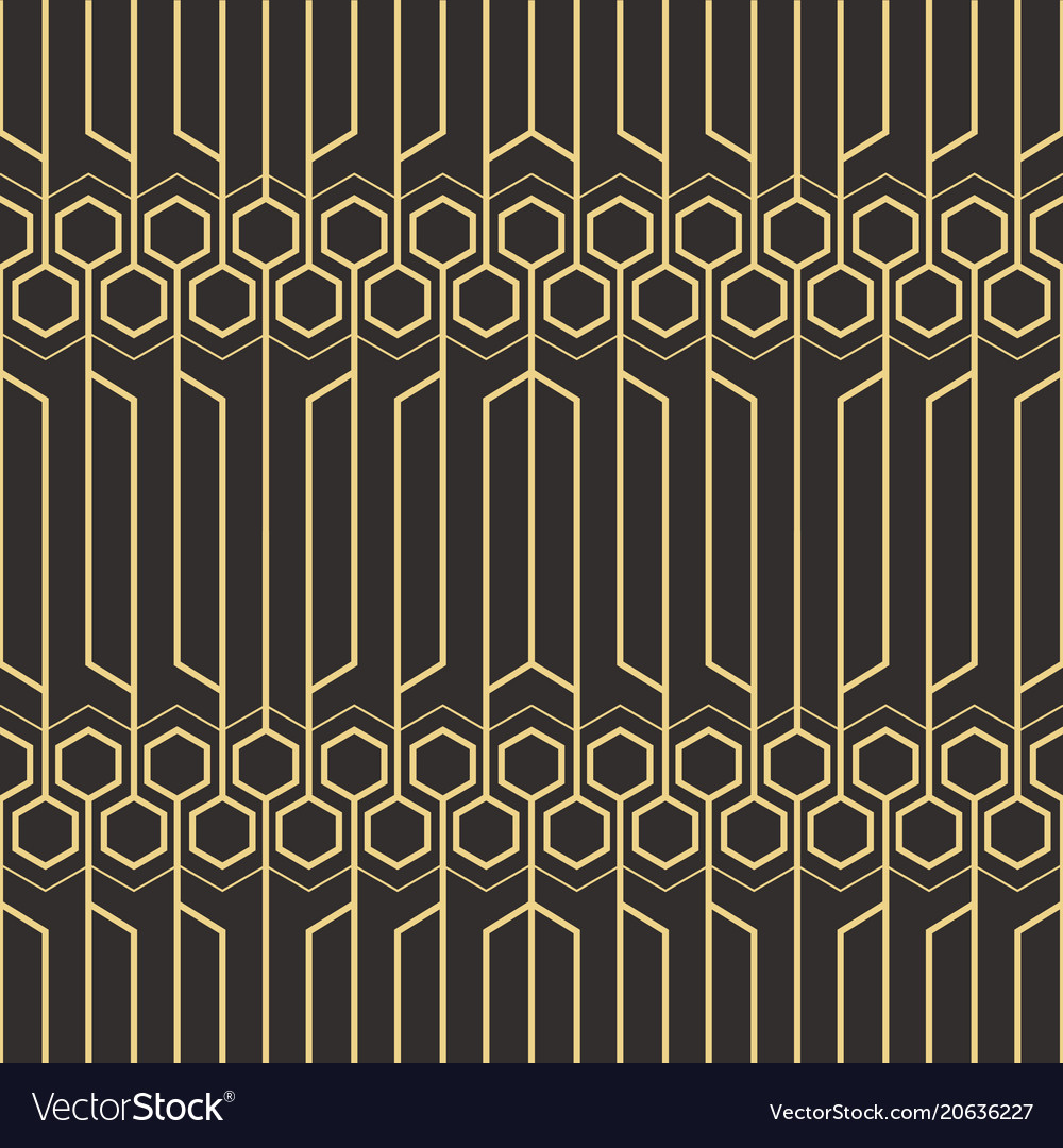 Abstract art deco pattern