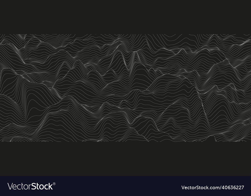 Abstract background with distorted line shapes