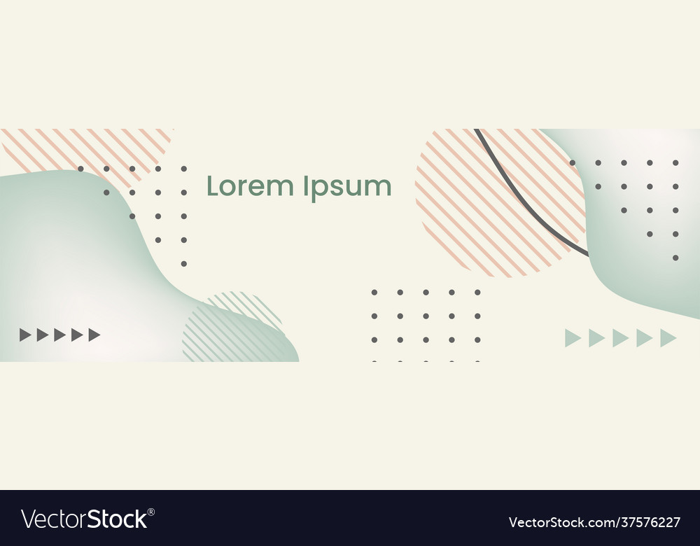 Abstract banner design web template horizontal