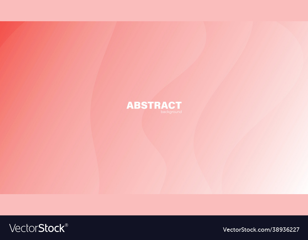 Abstract Pink Wave Modern Background With Copy Vector Image