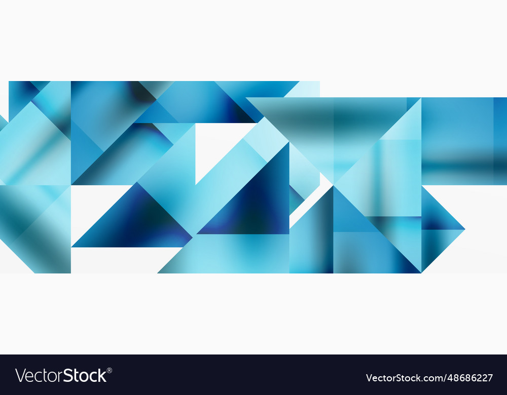 Captivating abstraction triangles vector image Captivating abstraction triangles