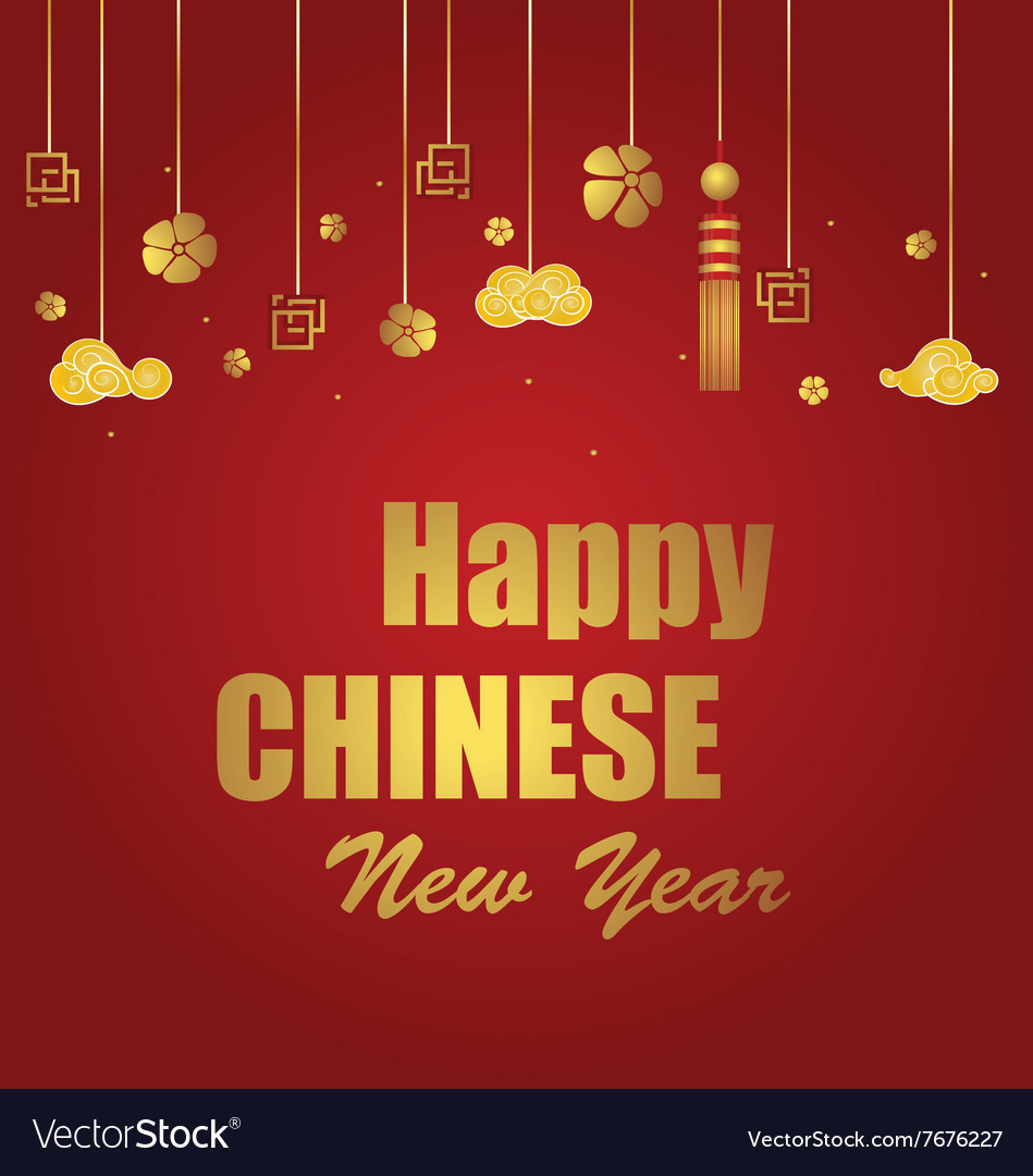 Chinese new year design Royalty Free Vector Image