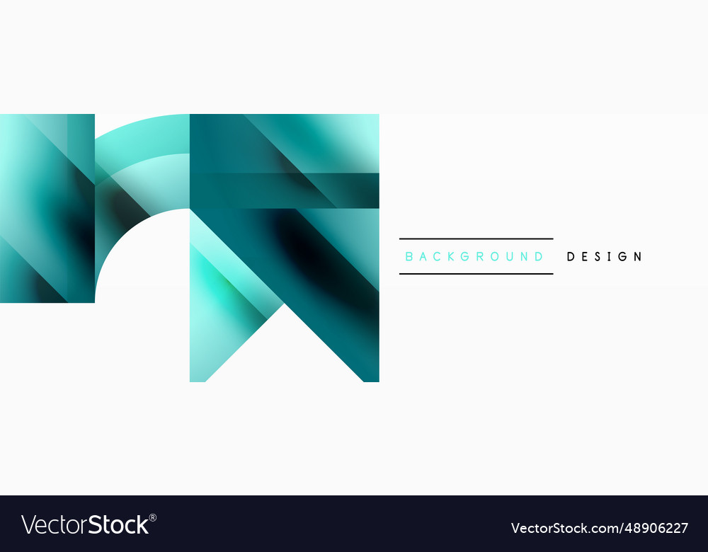 Geometric background with squares triangles