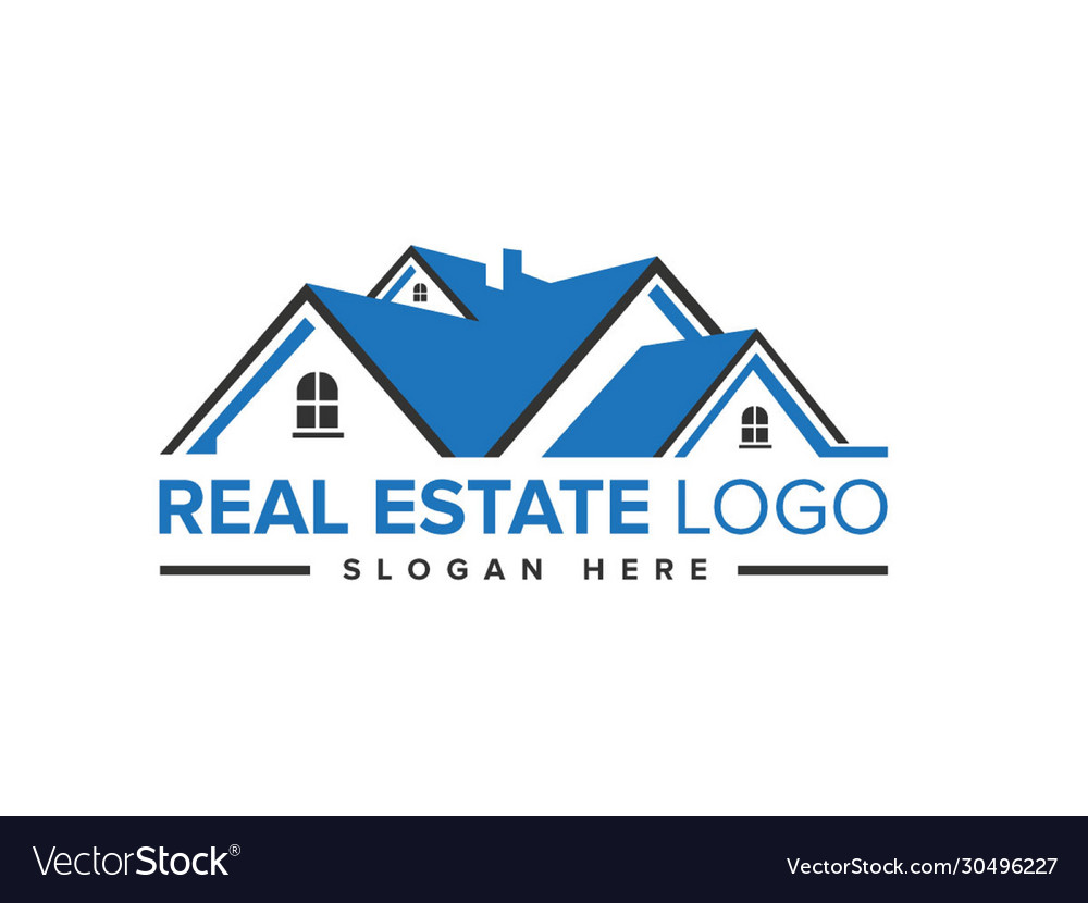 Real-estate-logo Royalty Free Vector Image - VectorStock