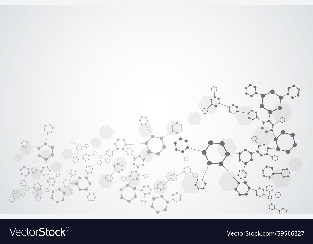 Science network pattern connecting lines and dots vector image Science network pattern connecting lines and dots