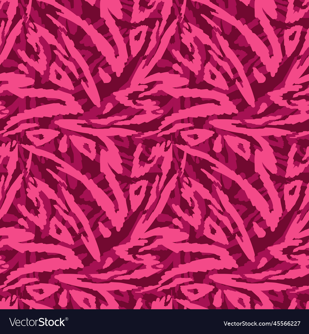 Seamless pattern with abstract stripes like zebra Vector Image Seamless pattern with abstract stripes like zebra