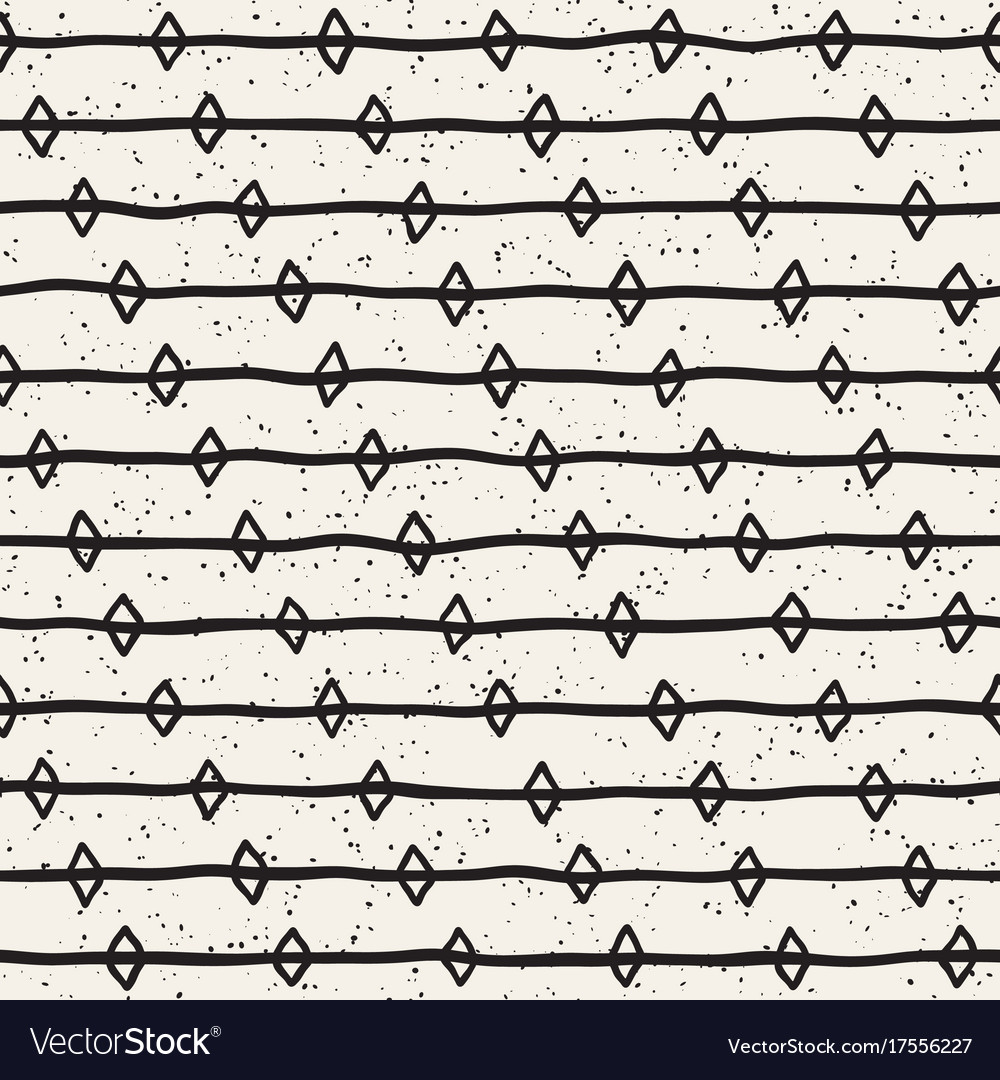 Seamless pattern with hand drawn lines abstract