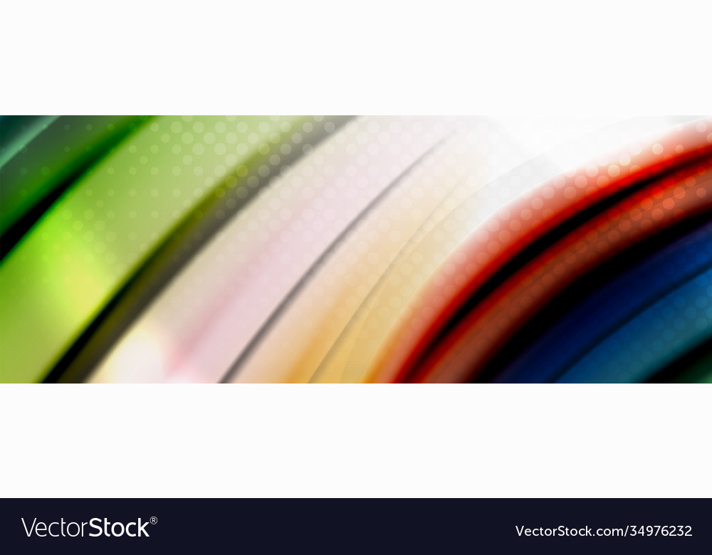 Abstract background smooth flowing lines blurred