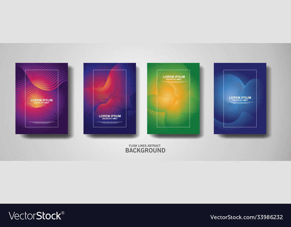 Abstract flow lines pattern background vector image Abstract flow lines pattern background