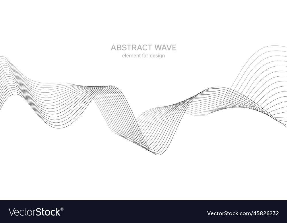 Abstract wave element for design digital vector image Abstract wave element for design digital