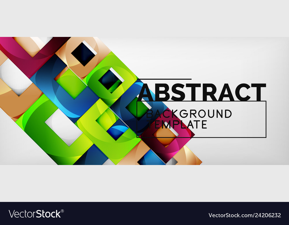 Background with color squares composition modern