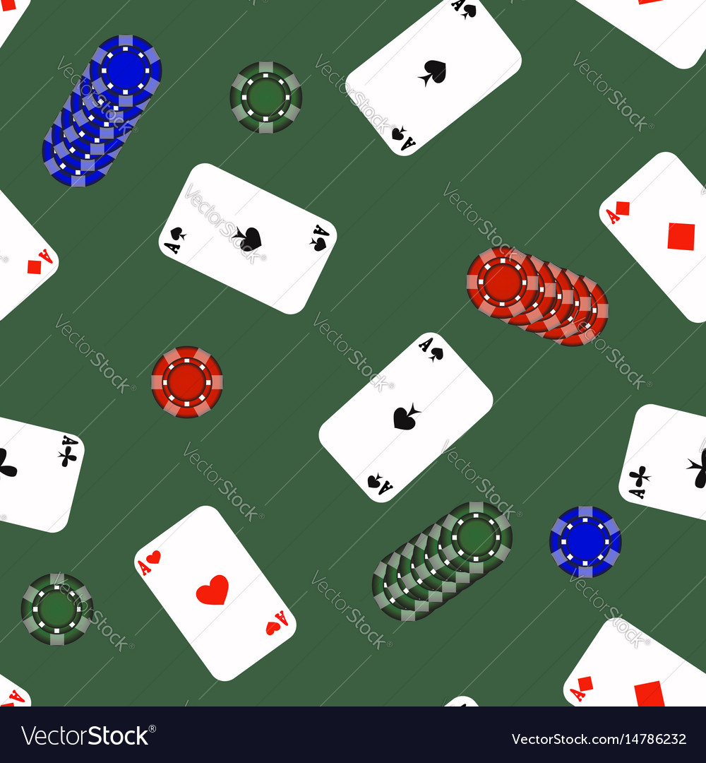 Different playing cards pattern