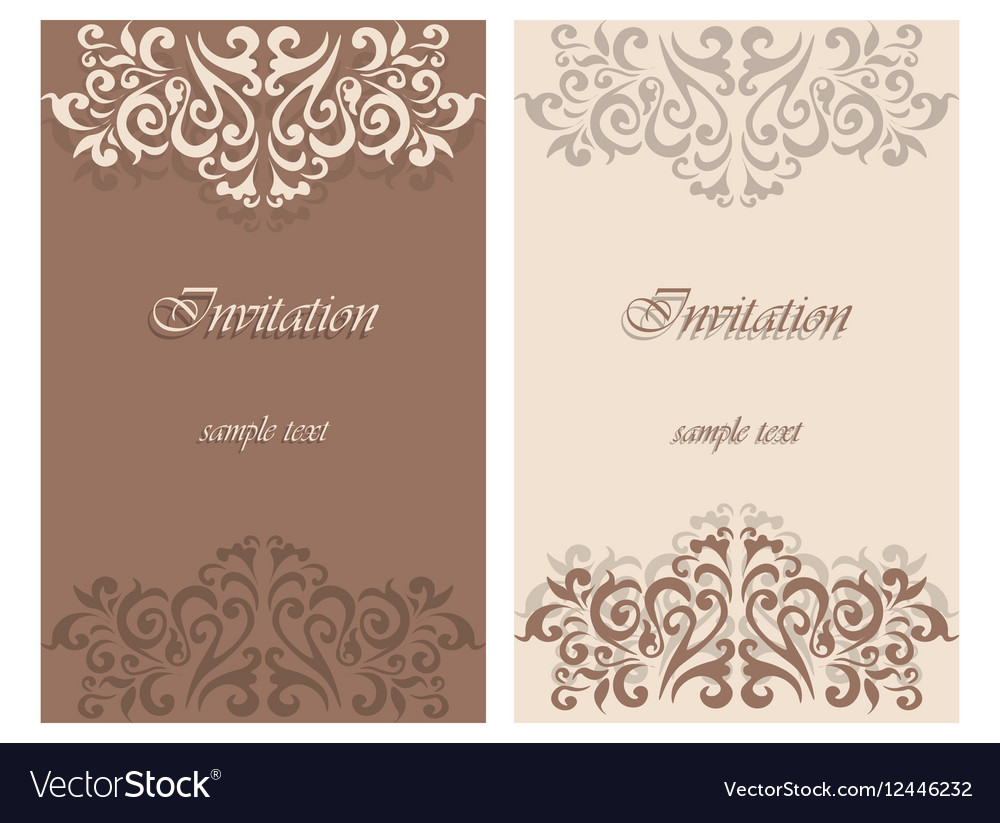 lace ornament invitation card royalty free vector image