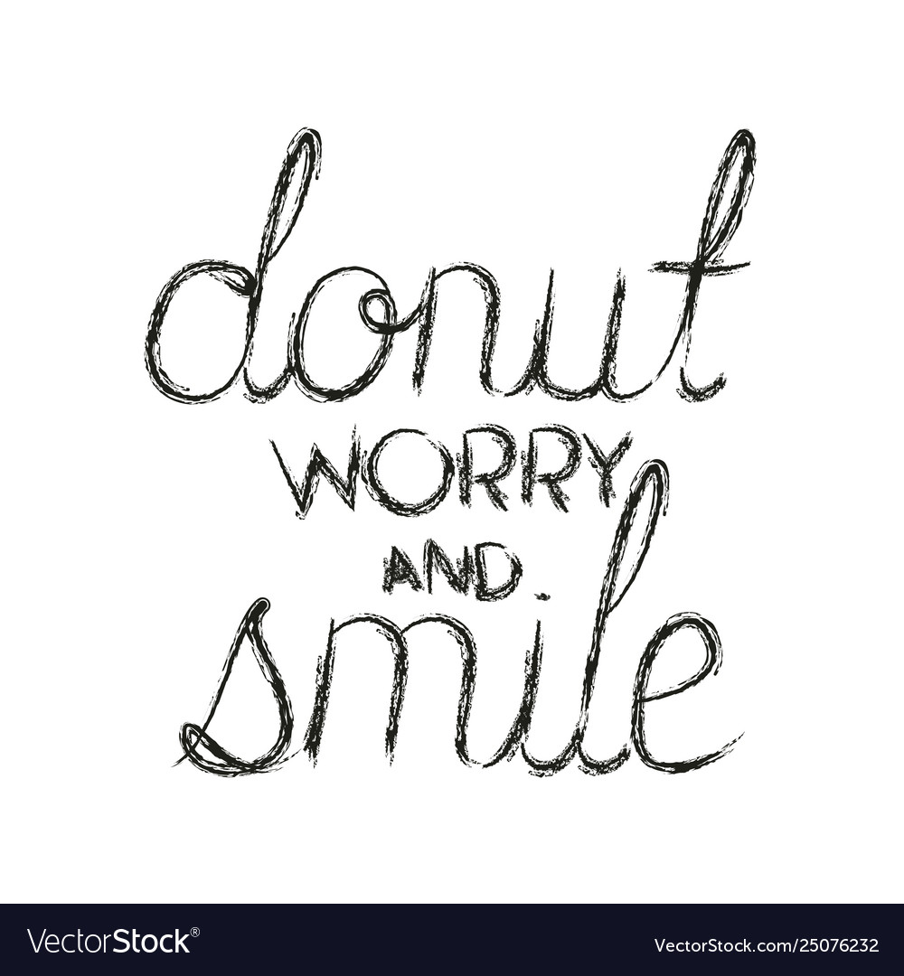 Message happy with hand made font