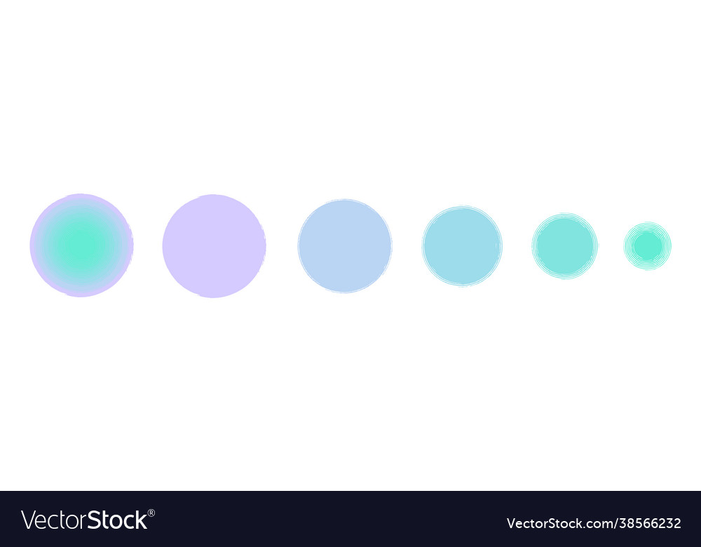 Set background circle frames Vector Image Set background circle frames