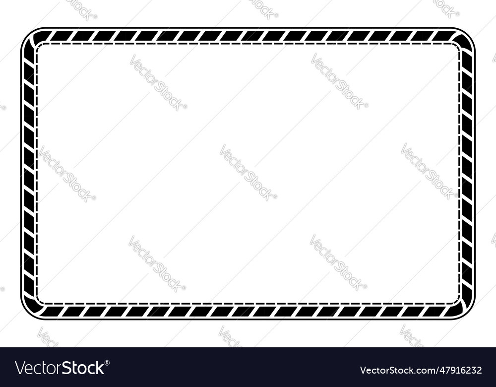 Simple basic shape frame for certificate placard