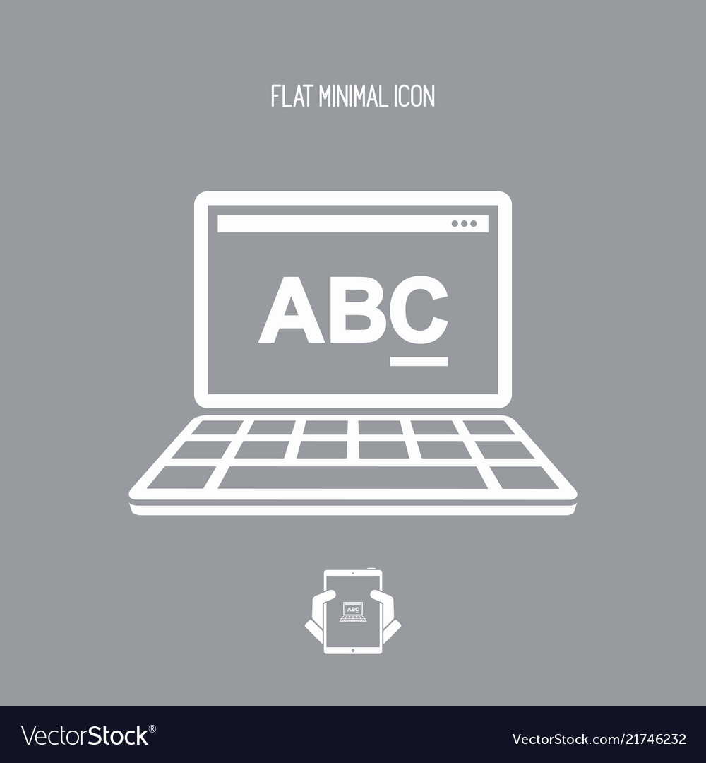Text editor software icon vector image Text editor software icon