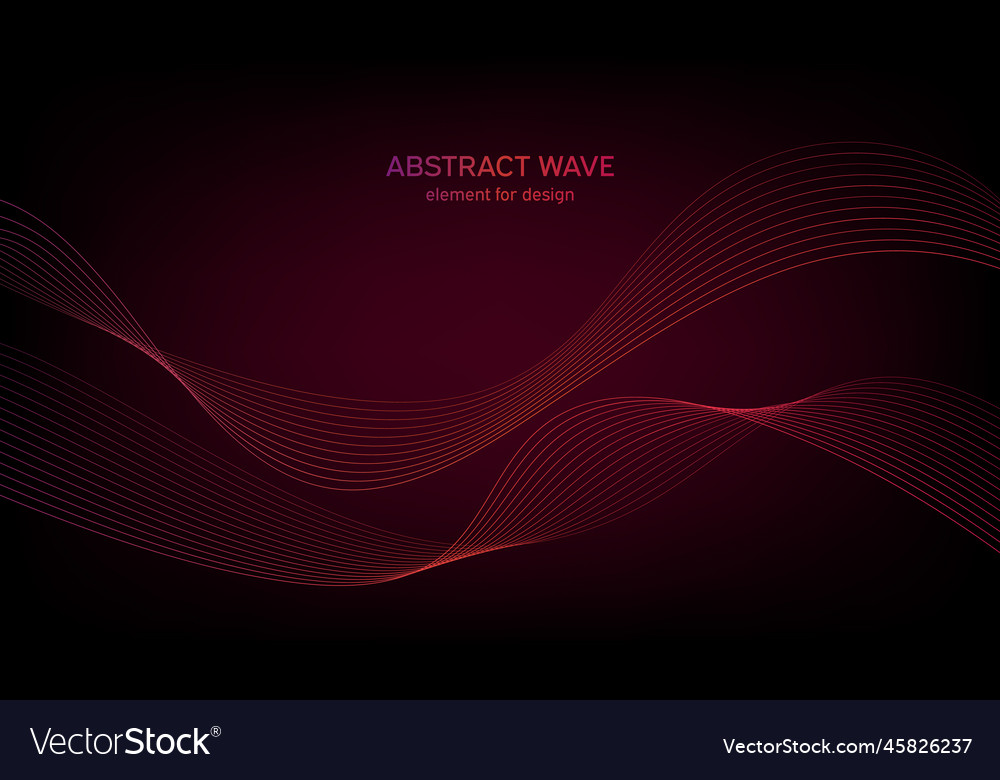Abstract wave element for design digital vector image Abstract wave element for design digital