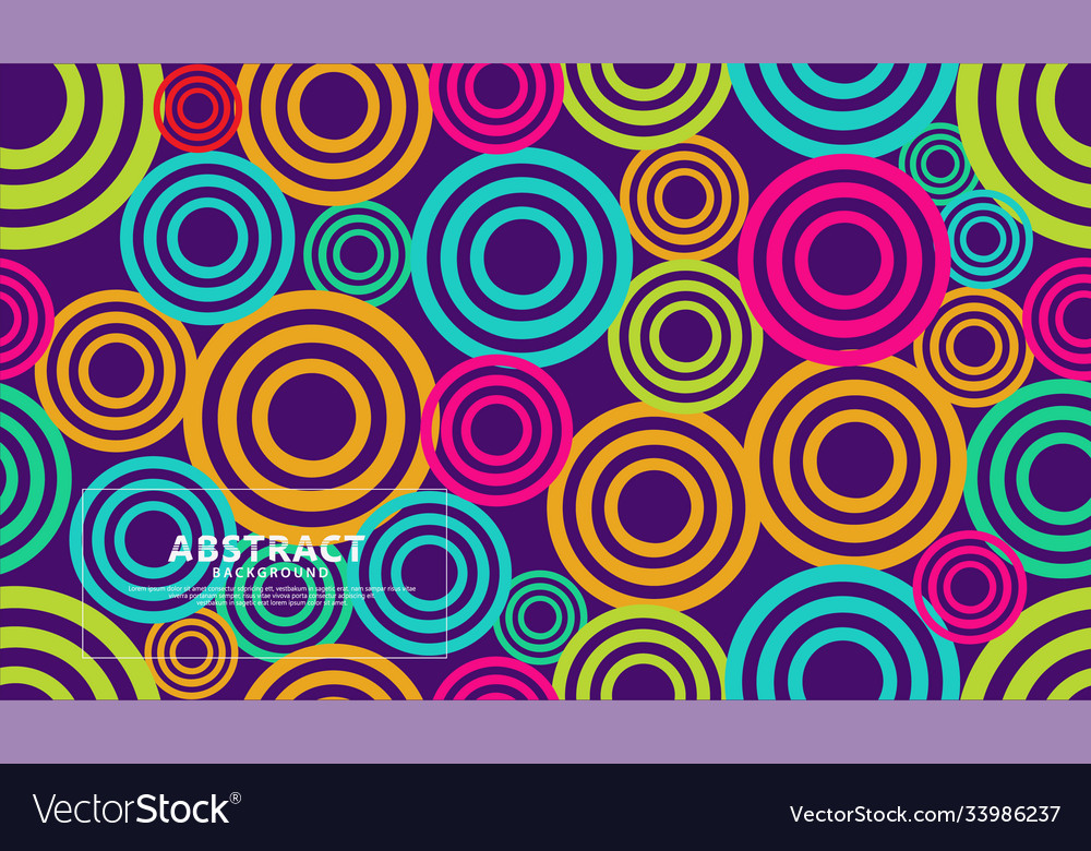 Colorful modern geometric abstract background