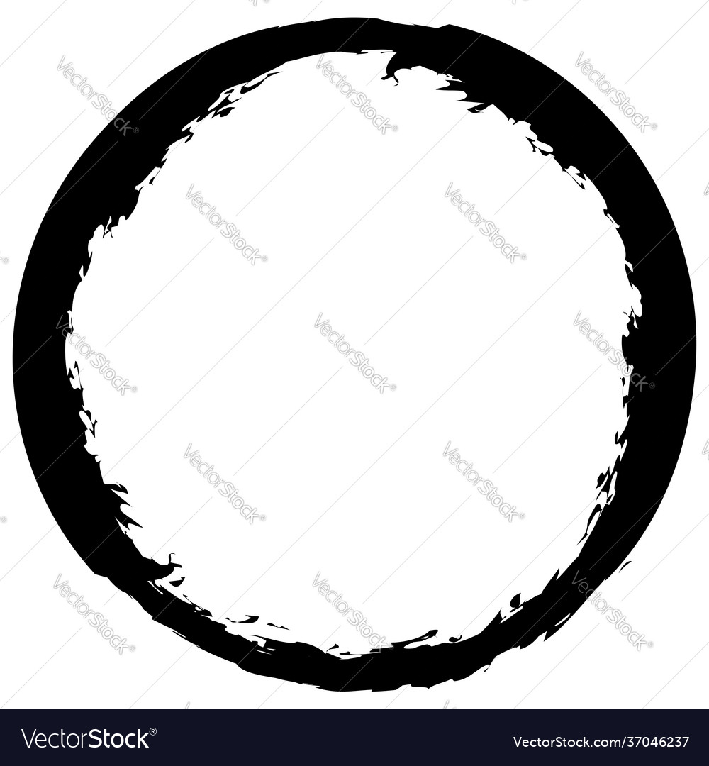 Grungy circle blob blotch