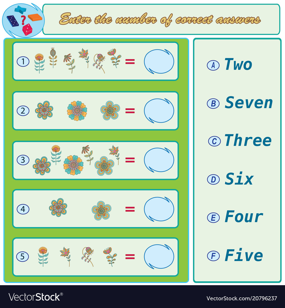 Logical Puzzle Worksheet - Find Answers