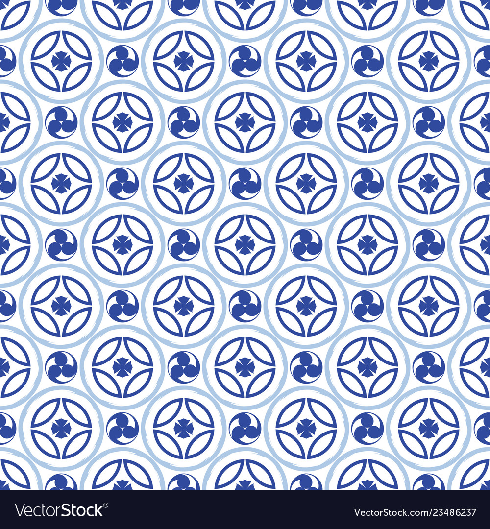 Pattern 0112 japanese symbol tomoe Royalty Free Vector Image