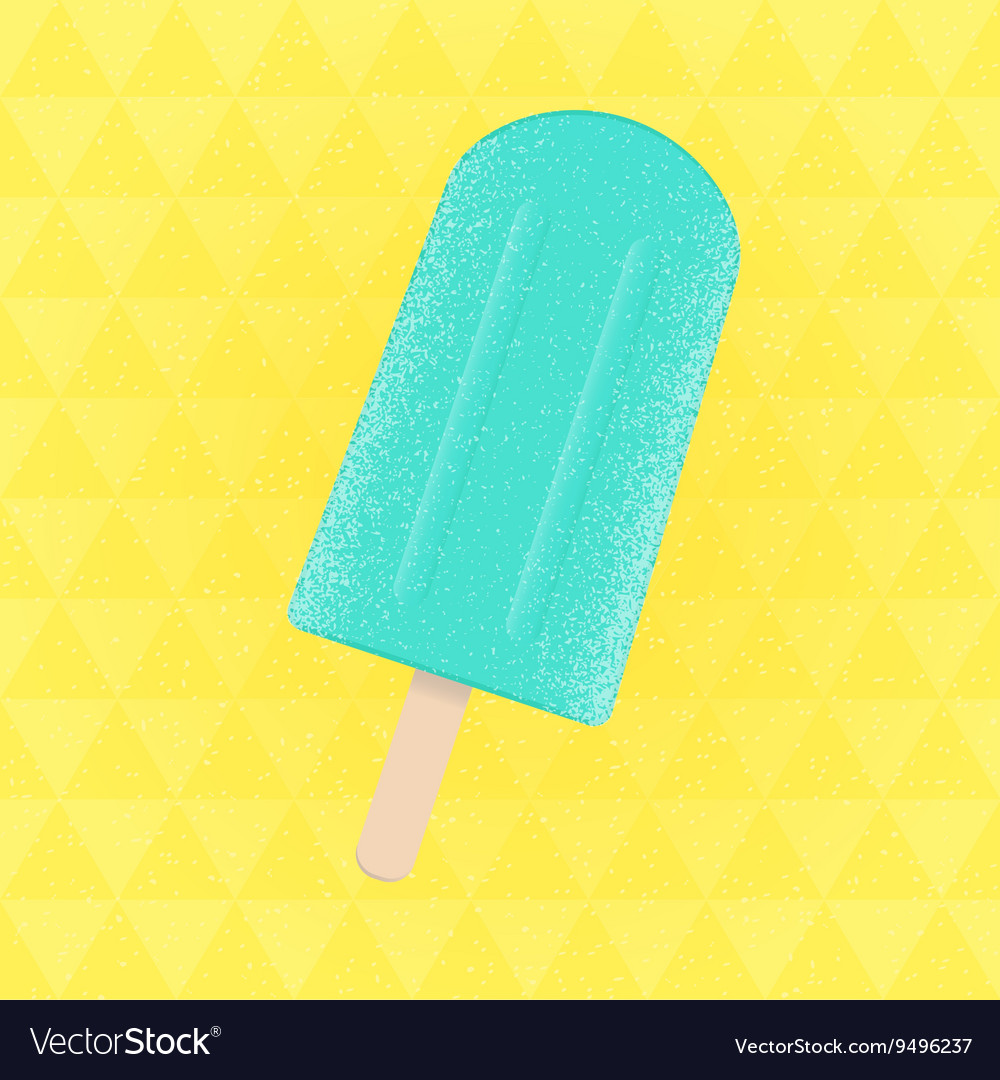 Triangular background with ice-cream