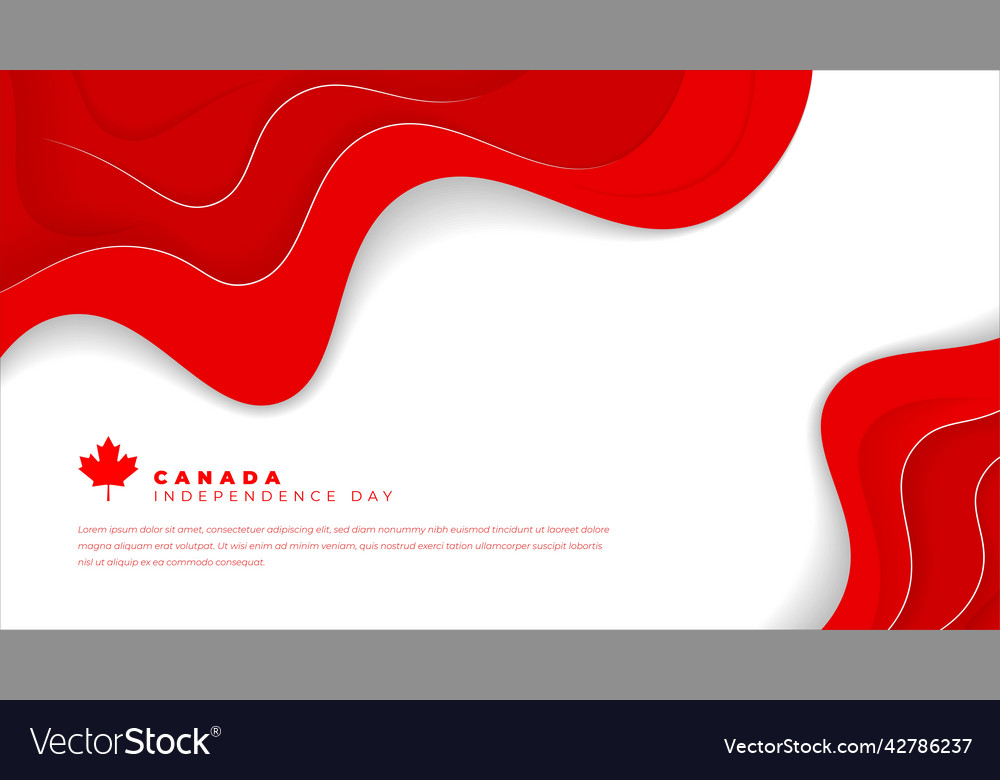Waving red and white lines in background