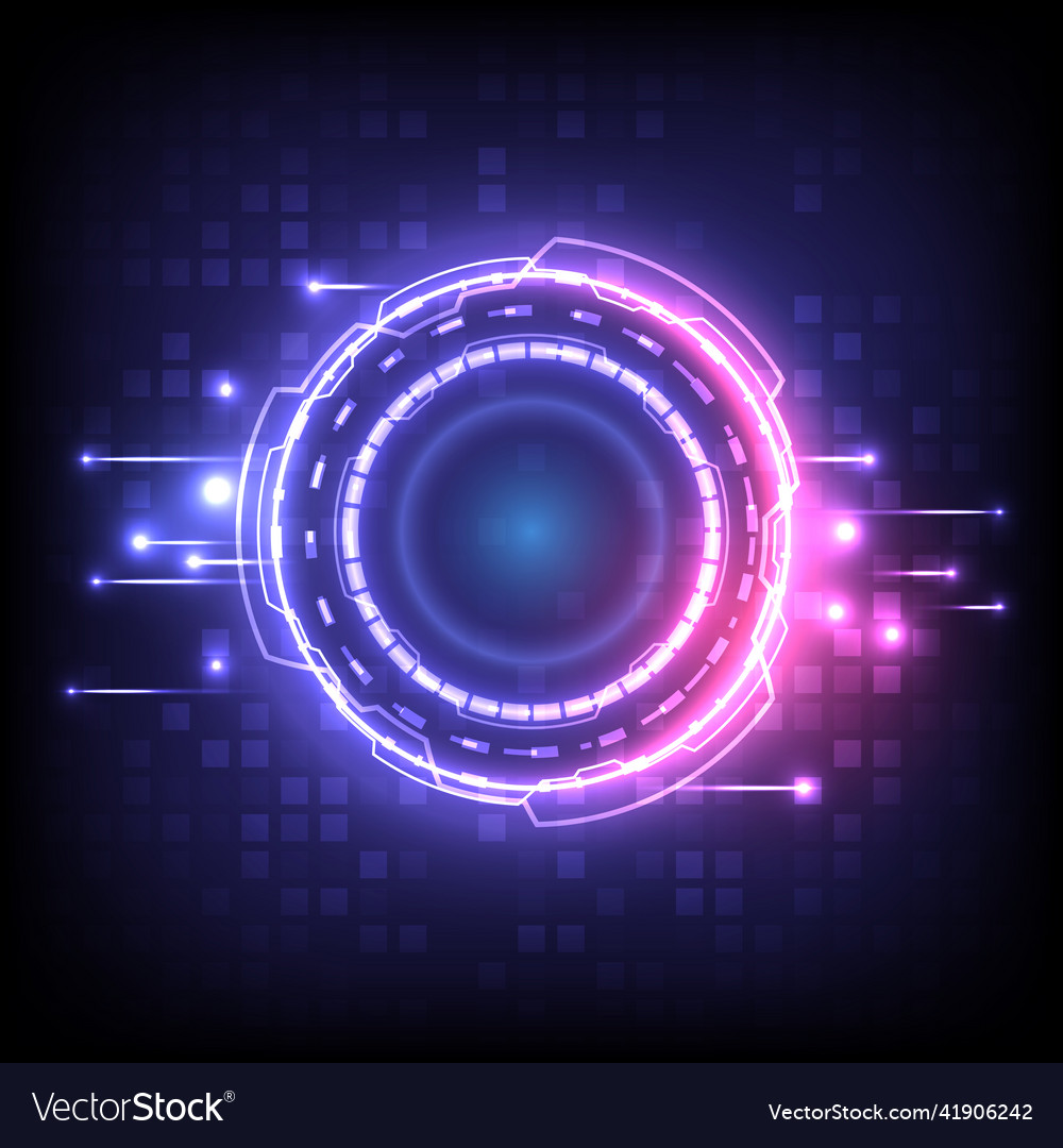 Abstract hologram high tech background virtual vector image Abstract hologram high tech background virtual