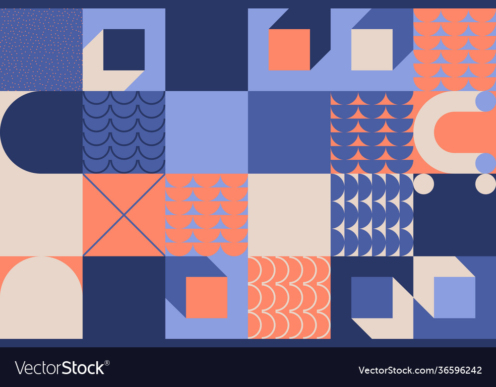 Abstract pattern design elements