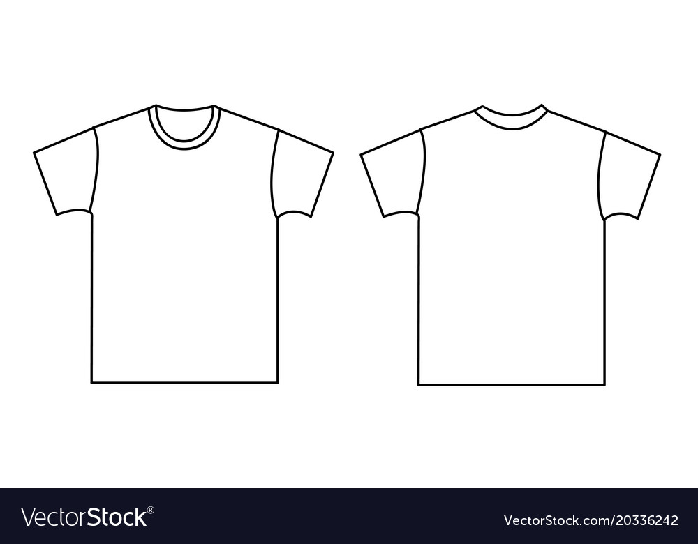 Blank T Shirts Back