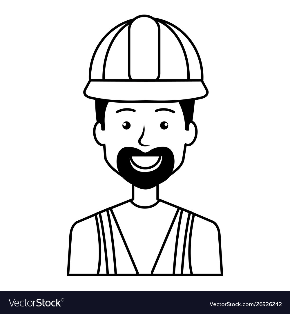 Builder constructor with helmet character