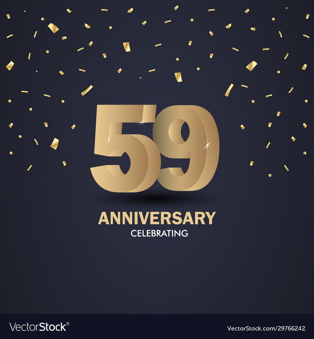 Celebrating anniversary vector image Celebrating anniversary
