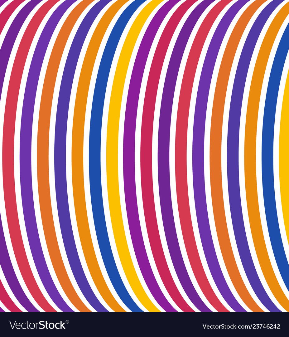 Curve line in color rainbow graphic vector image Curve line in color rainbow graphic