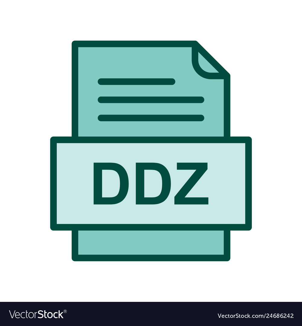Ddz file document icon