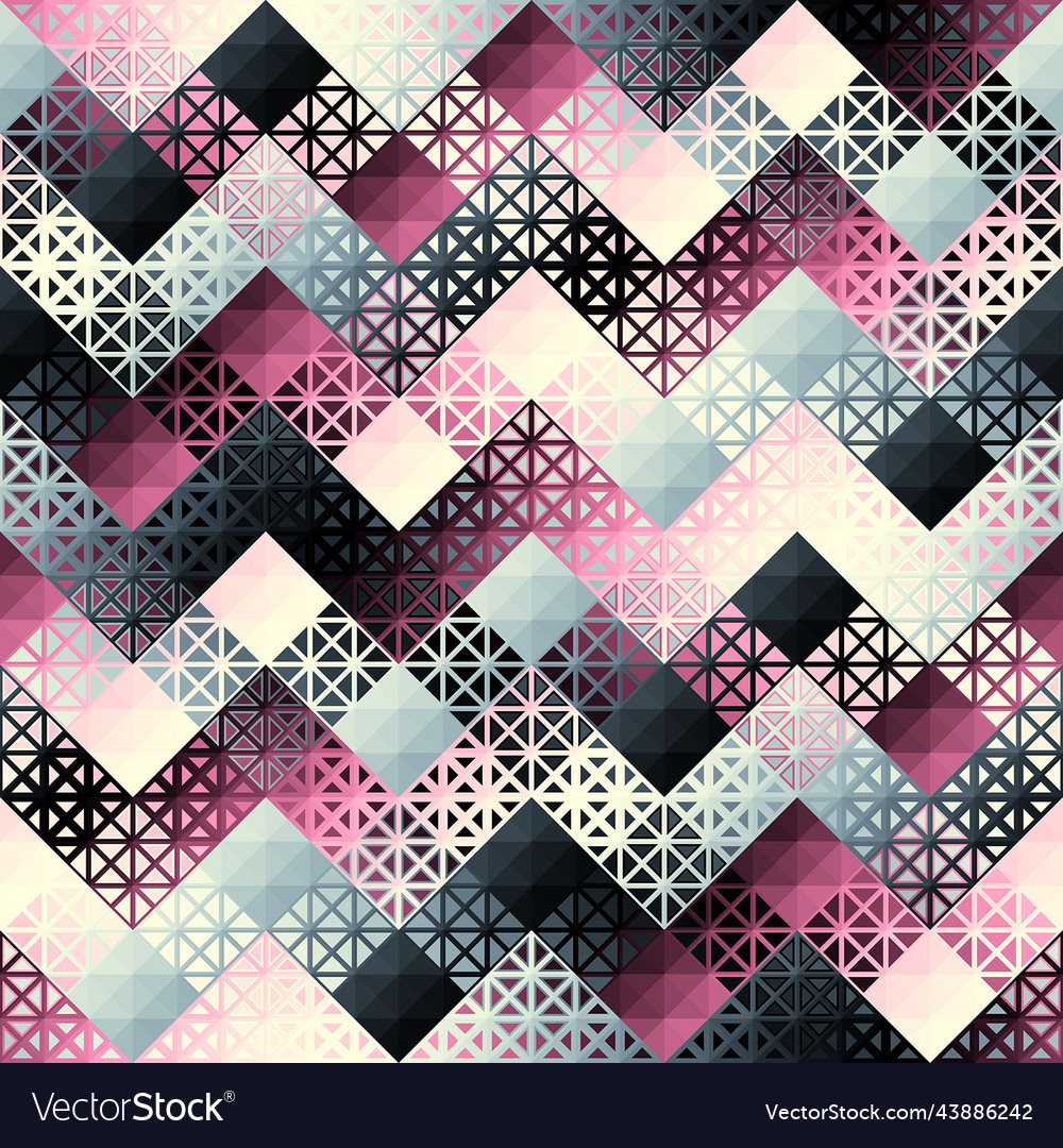 Seamless pattern background of a triangles