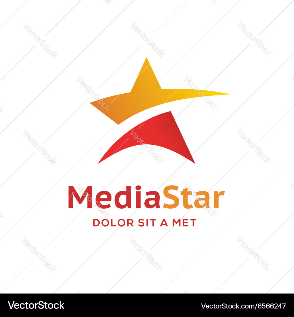 Abstract star logo icon design template elements Vector Image