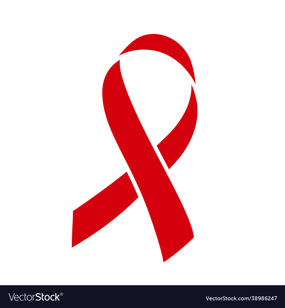 Banner With Red Ribbon Poster Symbol Royalty Free Vector