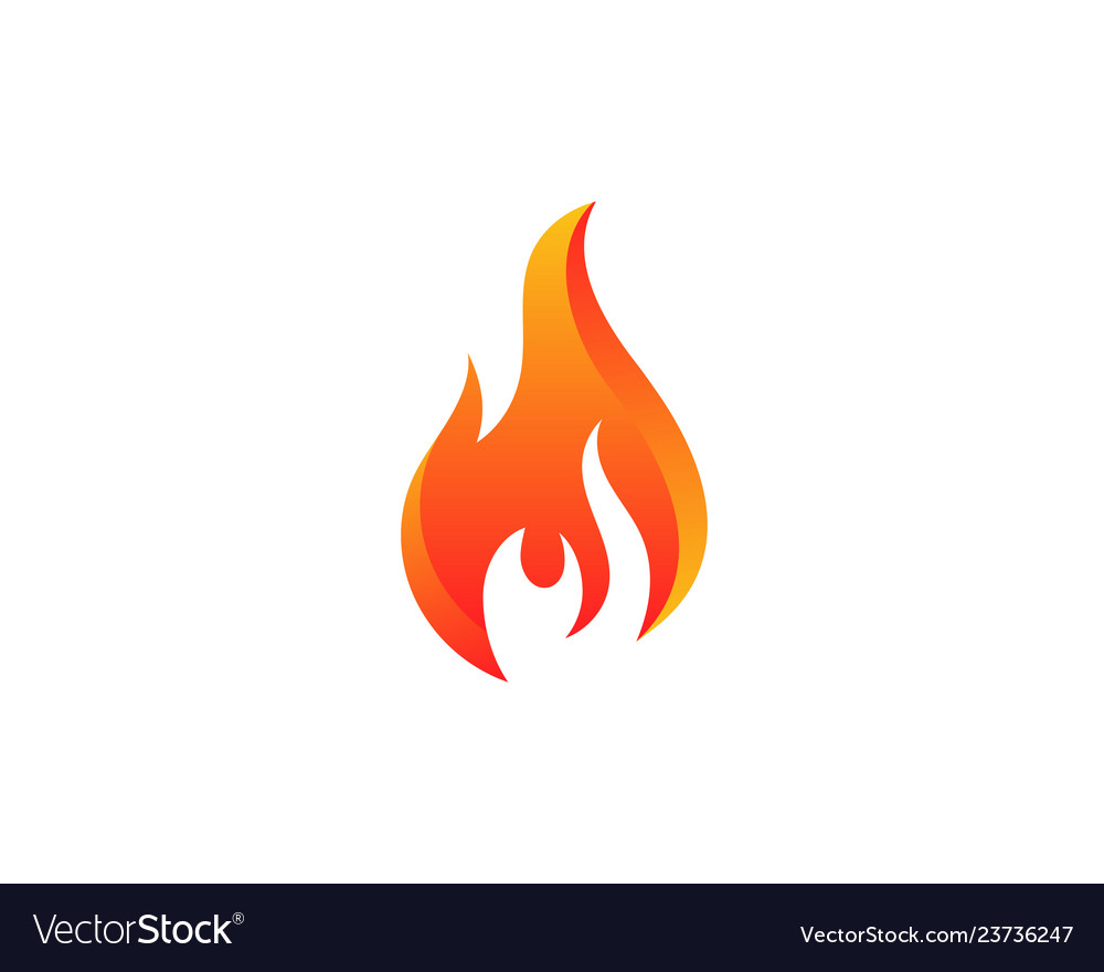 Fire flame Royalty Free Vector Image - VectorStock