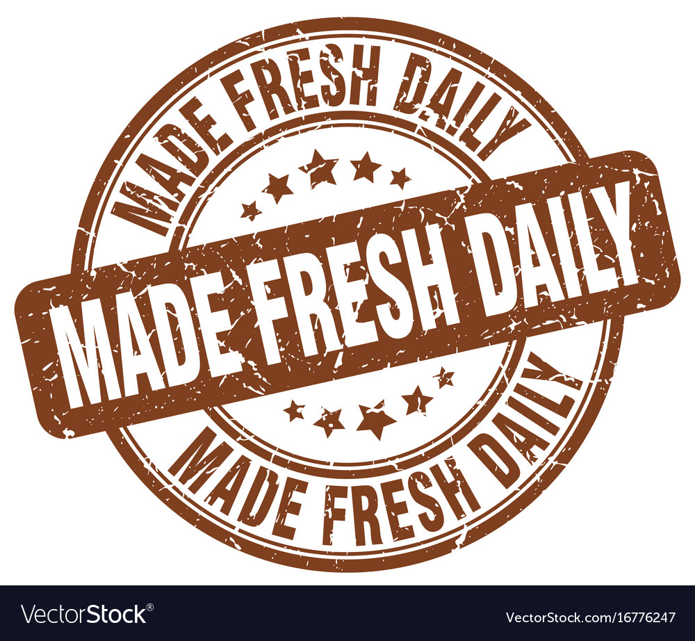 Made fresh daily