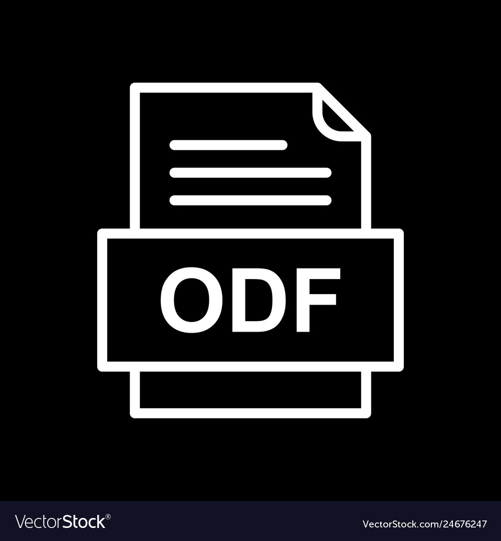 Odf file document icon
