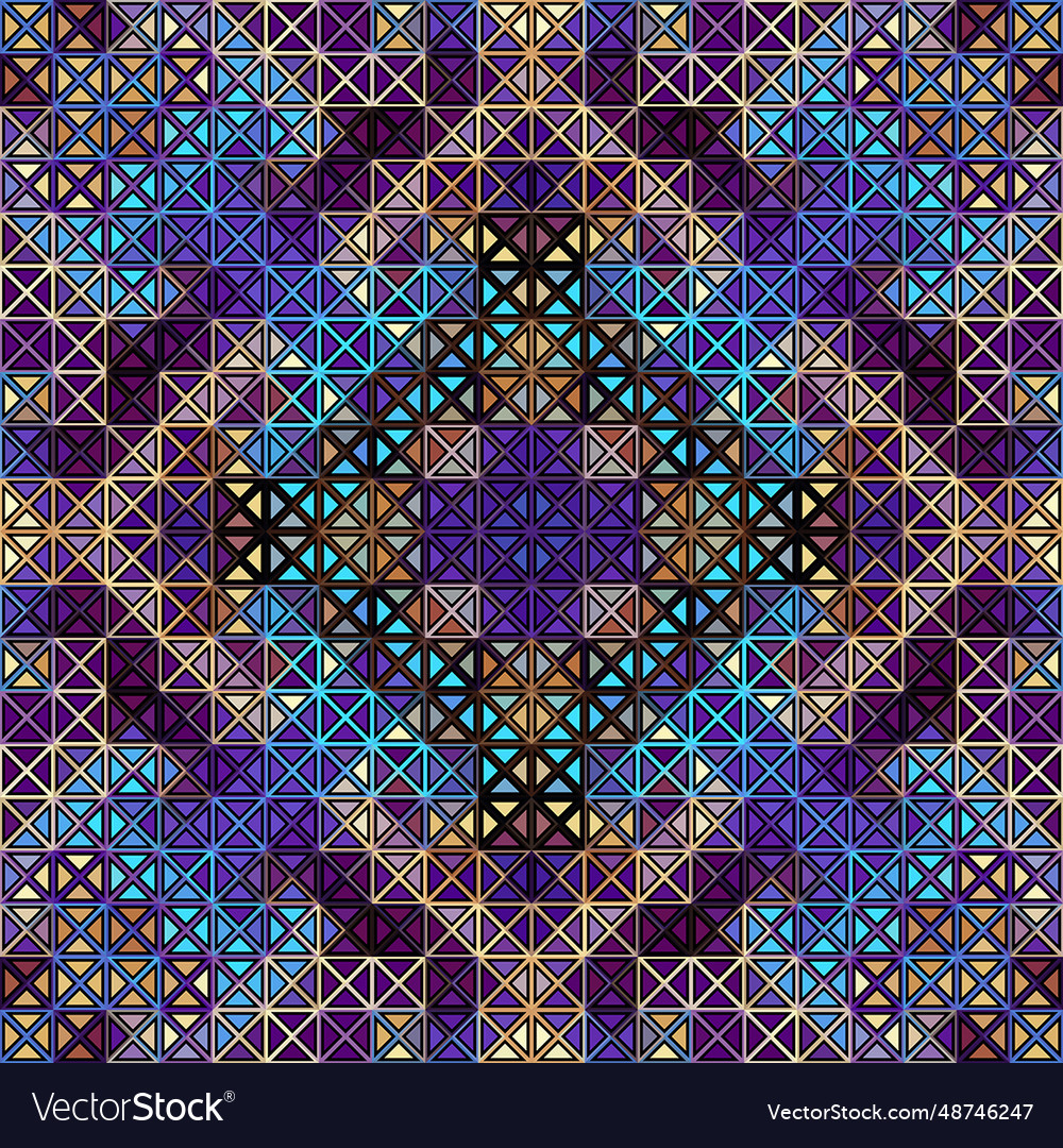 Seamless pattern background of a triangles vector image Seamless pattern background of a triangles