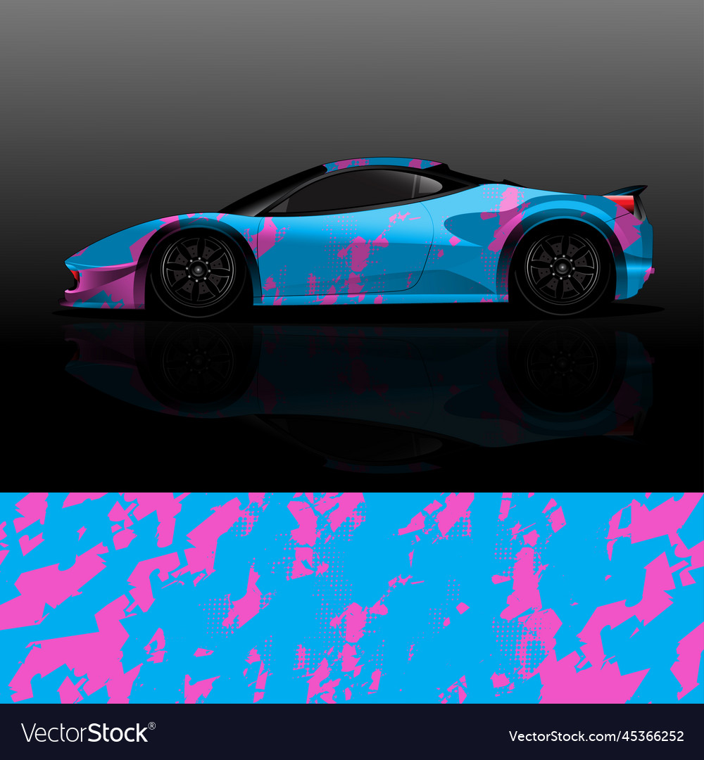 Abstract Sport Car Decal