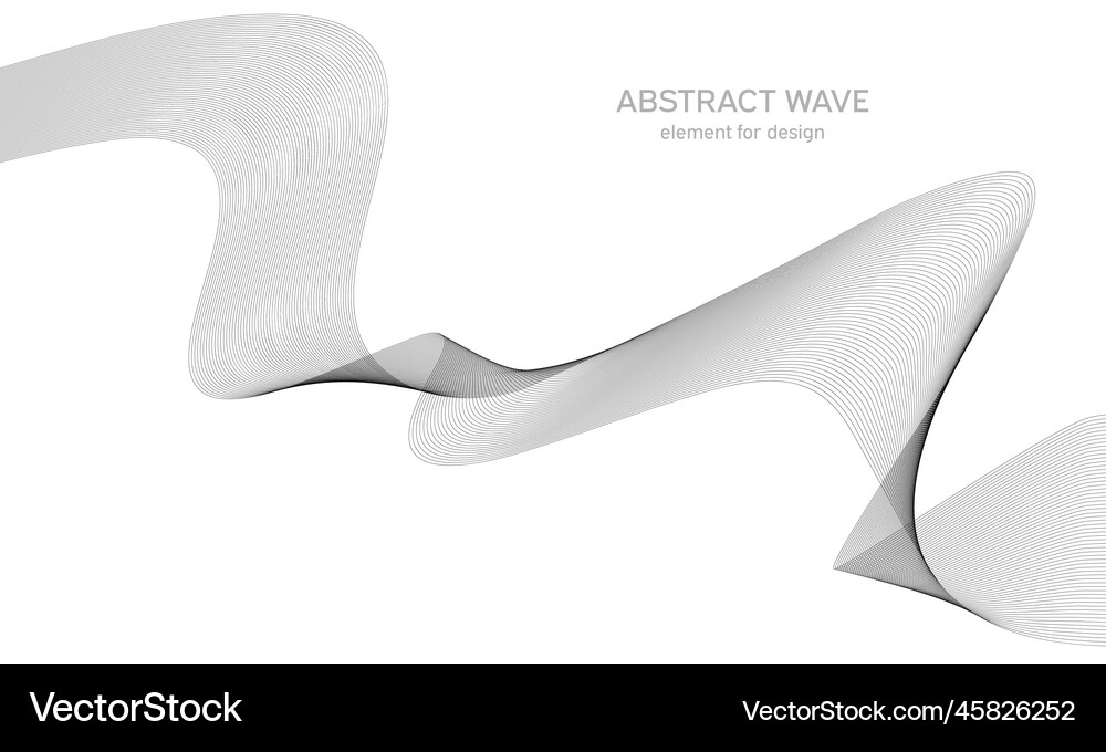 Abstract wave element for design digital Vector Image